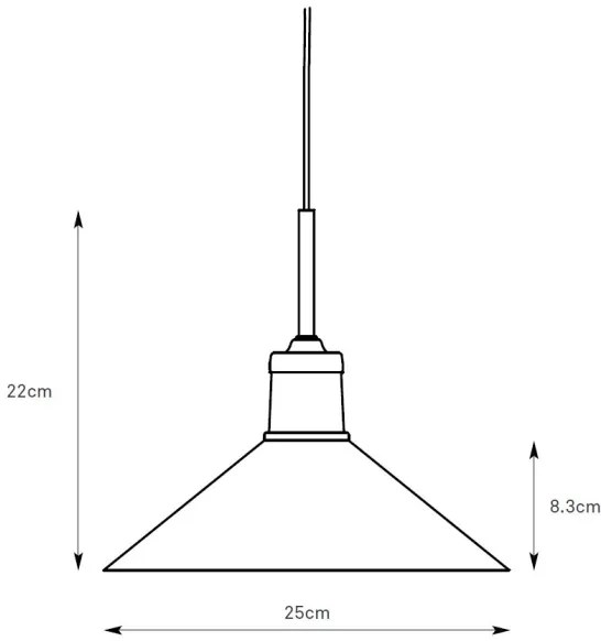 Markslöjd 108867 - Luster na lanku VELA 1xE27/40W/230V mosadz/biela