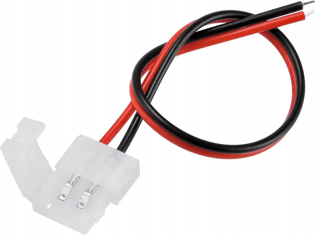 ECOLIGHT Mono klip konektor LED pásky - 8mm 2pin kábel