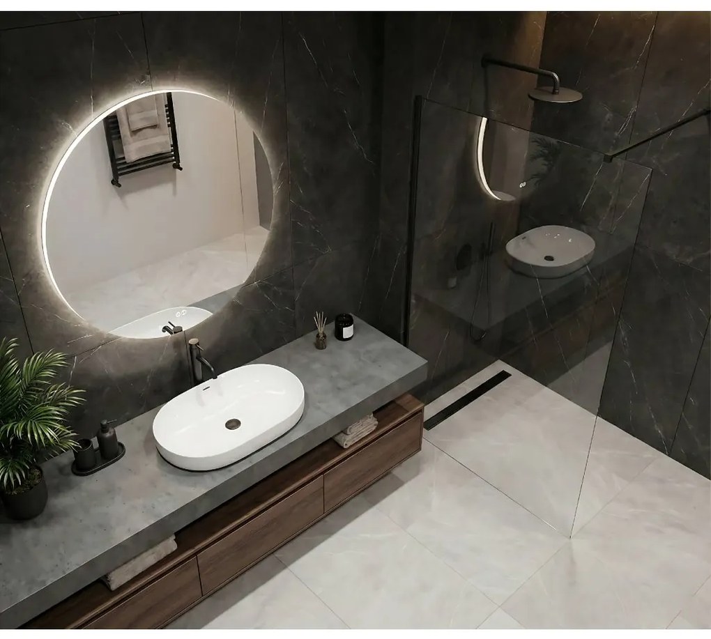 Rea Arleta umývadlo, 59 x 41 cm, biela, REA-U8700