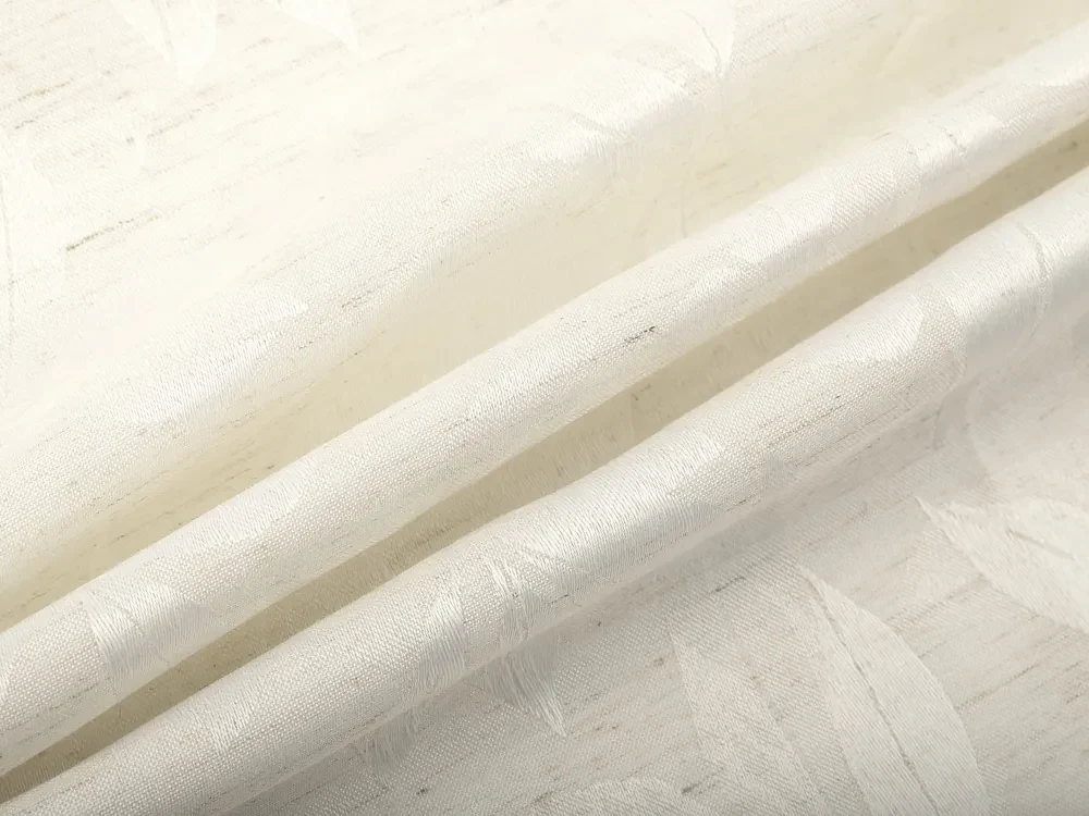 Biante Teflónový okrúhly obrus TF-065 Listy na režnom Ø 50 cm