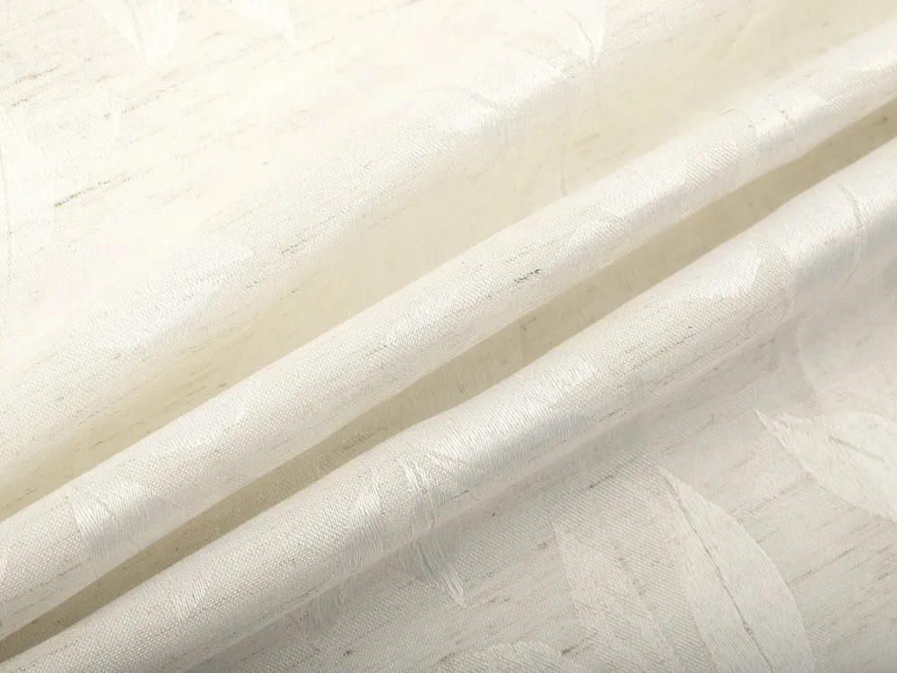 Biante Teflónový oválny obrus TF-065 Listy na režnom 120x200 cm