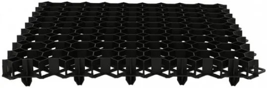 Bestent Zatrávňovacia dlažba plastová 60x60x4cm Black MULTI GRID