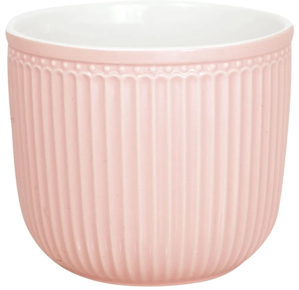 Ružový keramický kvetináč Green Gate Alice, ø 16 cm