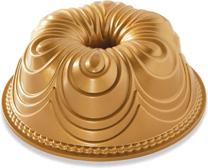 Forma na bábovku Chiffon Nordic Ware zlatá 2,4 l