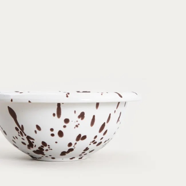 Miska WILORA biela / hnedá 766800