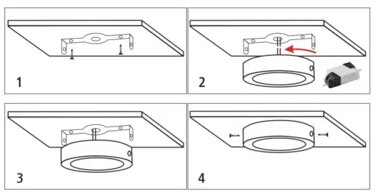 LED Stropné svietidlo LED/24W/230V 4200K pr. 28,5 cm biela