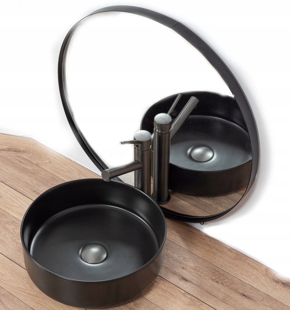 Rea Lumi, vysoká umývadlová batéria, grafitová, REA-B8026