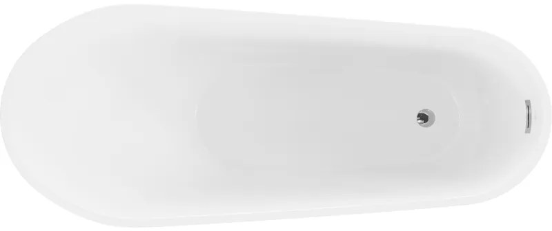 Mexen OVIEDO VOĽNE STOJACA VANA Biela 170 x 76 CM + sifón automat, 51561707600