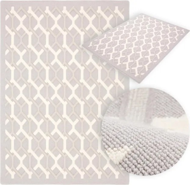 Koberec Agnella Galaxy Sagras sivý