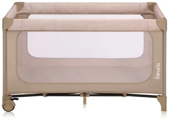 Lionelo - Cestovná postieľka JASMIN EASY FOLD Piesočná béžová