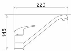 Pyramis 90918401 - Batéria drezová ASALIA čierna