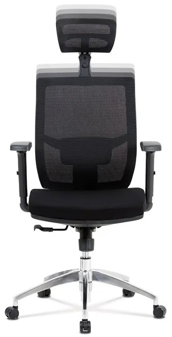 Autronic BONTEC Kancelárska stolička, synchrónny mechanizmus, čierna sieťovina, KA-B1083 BK Farba: Čierna