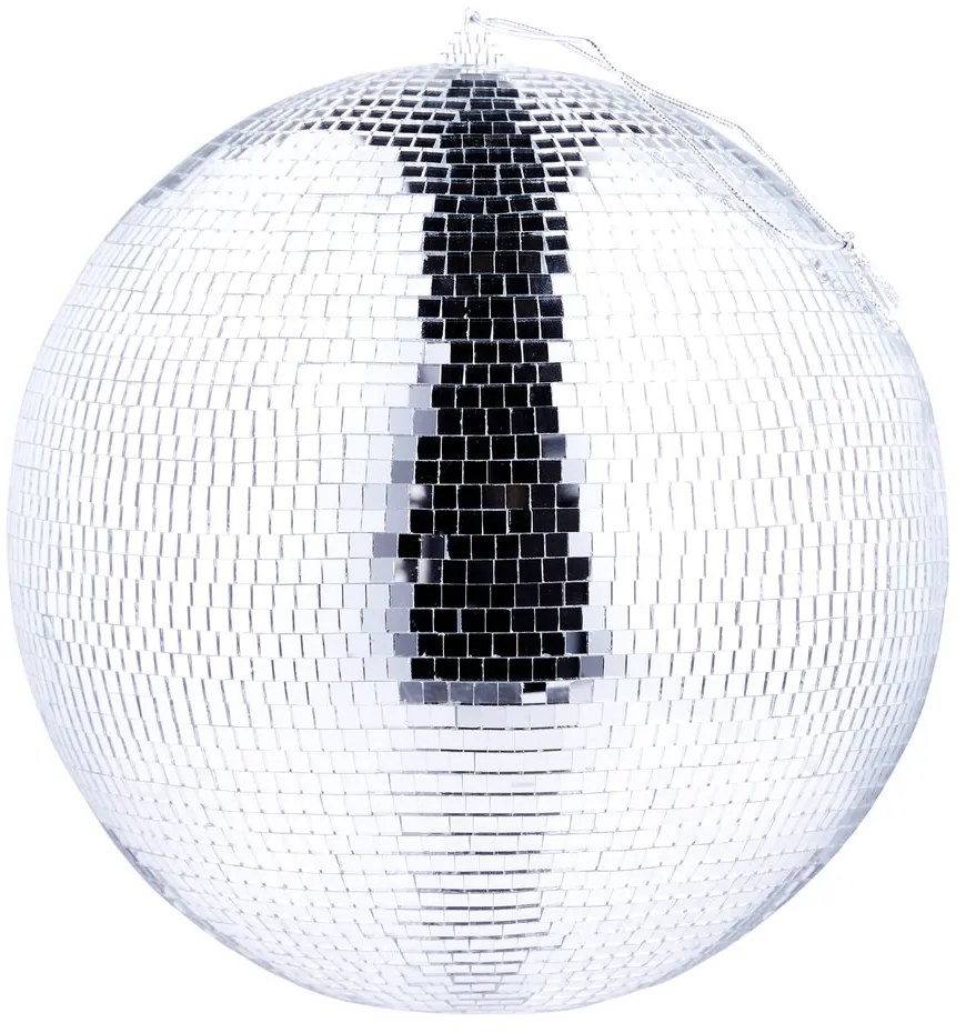 DISCO Guľa 20 cm - strieborná