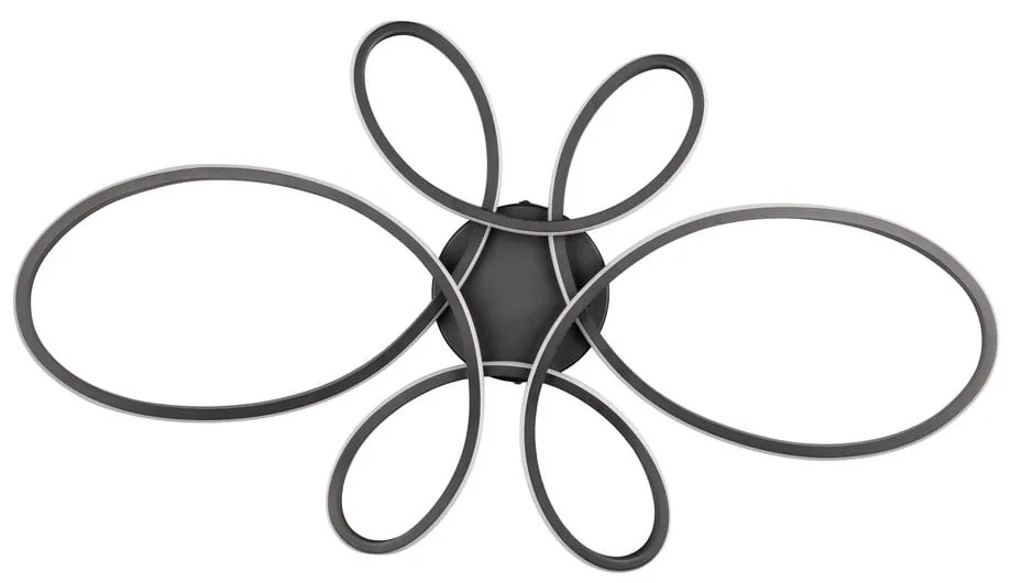 Čierne LED stropné svietidlo 45.5x83 cm Fly – Trio