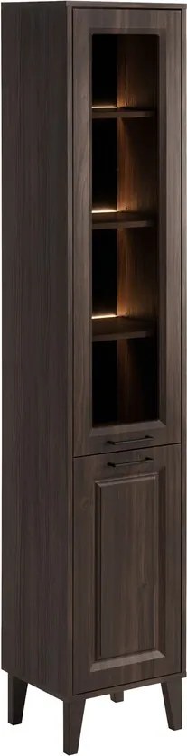 Koupelnová sestava Dorothy River se skříňkami, deskou a umyvadly 120 cm dub ristretto