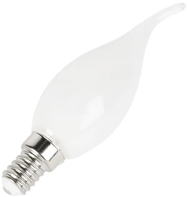 Sada 5 stmievateľných LED žiaroviek s vláknom sviečky E14 F35 matné 3W