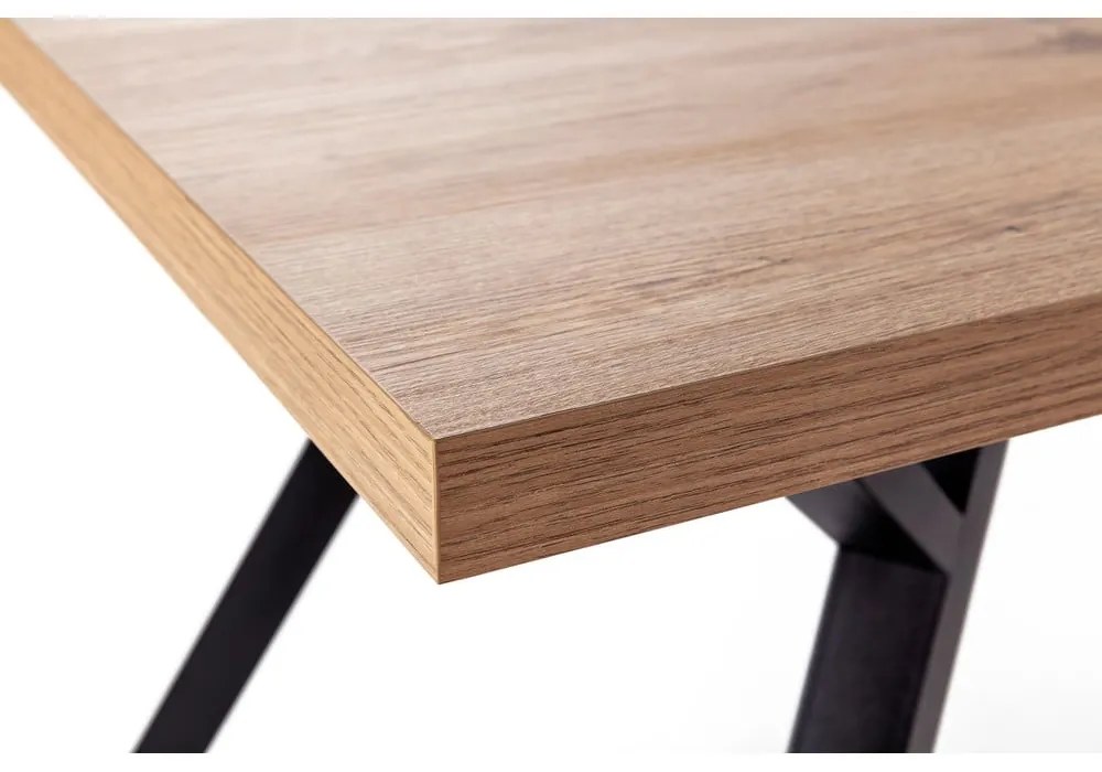 Jedálenský stôl s doskou z dubového dreva v prírodnej farbe 90x160 cm Marion – Marckeric