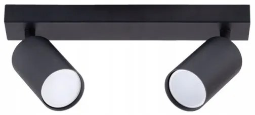 Bodové svietidlo 2xGU10/35W/230V čierna