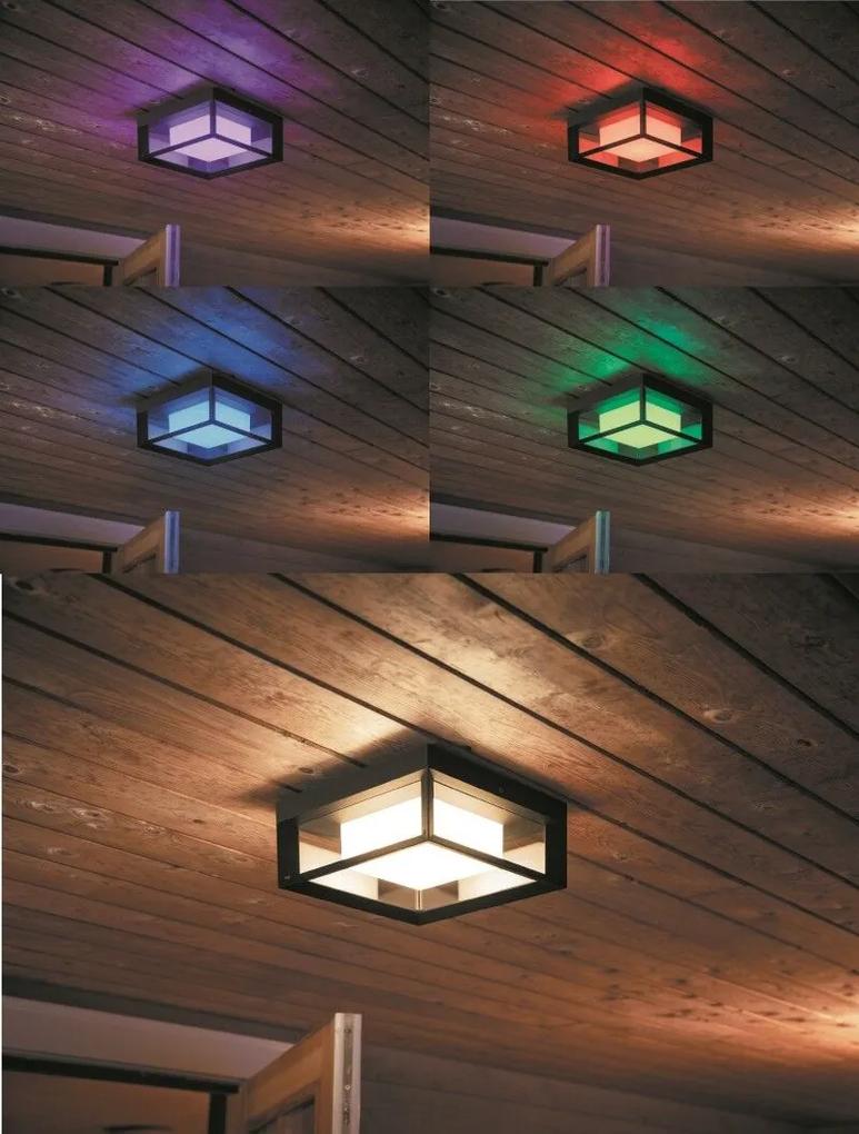 PHILIPS HUE Vonkajšie nástenné LED inteligentné osvetlenie HUE ECONIC s funkciou RGB, 15W, teplá biela-studená b