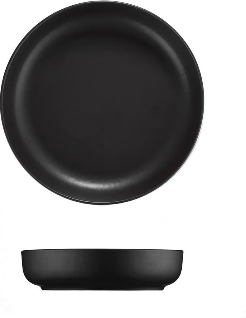 ASIR Porcelánová jedálenská súprava 18 ks VINE matná čierna