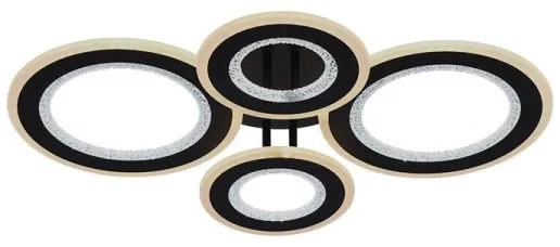 LED Stmievateľný prisadený luster LED/100W/230V 3000-6500K + diaľkové ovládanie