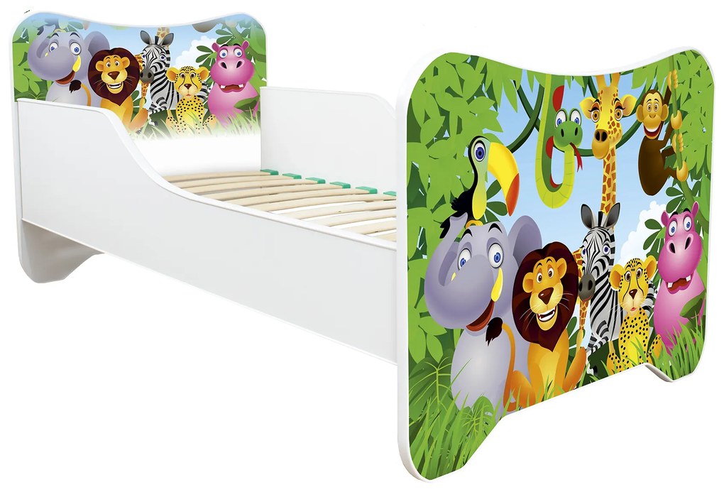 TOP BEDS Detská posteľ Happy Kitty 160x80 Madagaskar