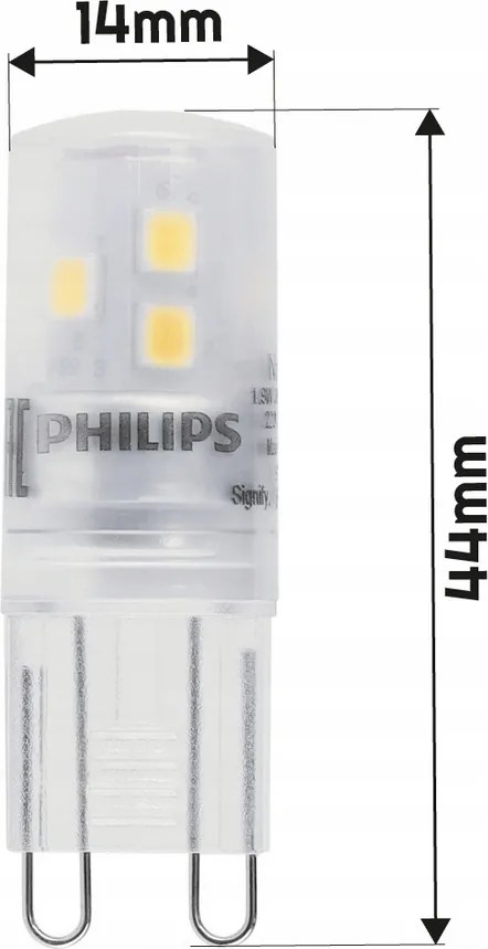 PHILIPS LED žiarovka - G9 - 1,9 W - 220Lm - teplá biela Corepro Premium