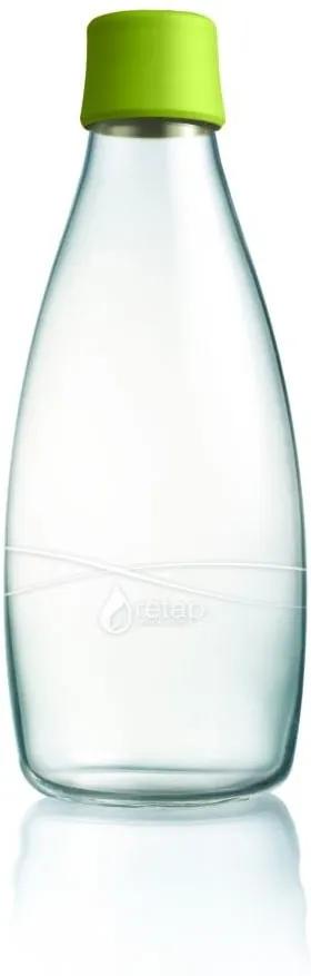 Zelená sklenená fľaša ReTap s doživotnou zárukou, 800 ml