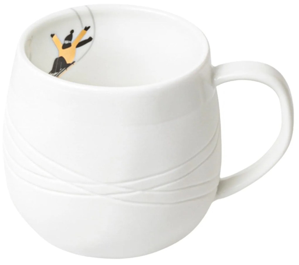 räder Porcelánový hrnček Sledging 350 ml