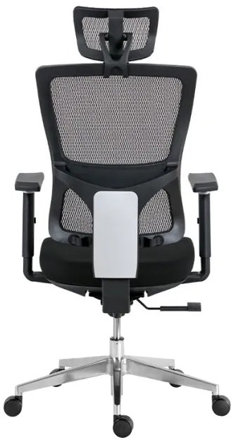 Kancelárska ergonomická stolička Neoseat BROOKE — čierna, nosnosť 150 kg