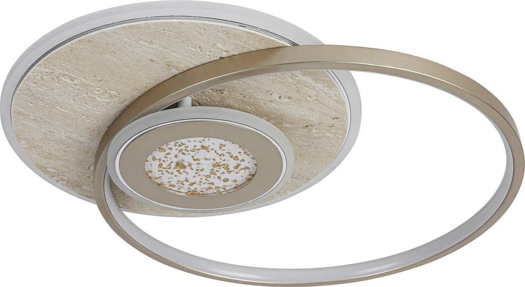 XXXLutz STROPNÉ LED SVIETIDLO, 54,5/43/8 cm Novel - Interiérové svietidlá - 008227202601