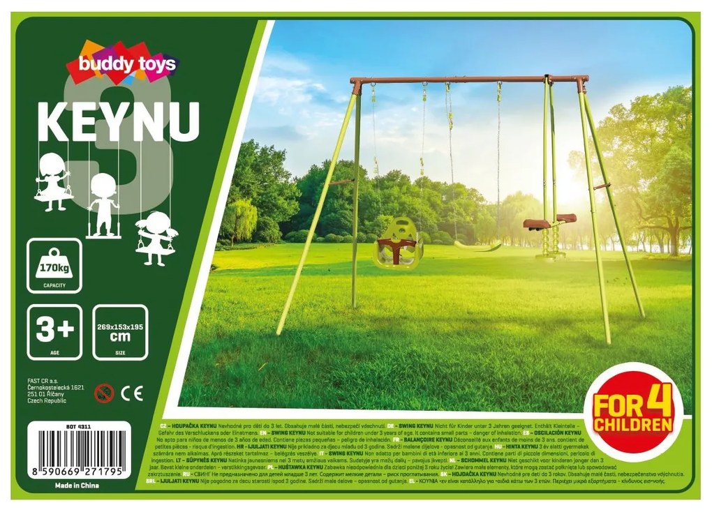 Buddy Toys BOT 4311 Hojdačka KEYNU 3