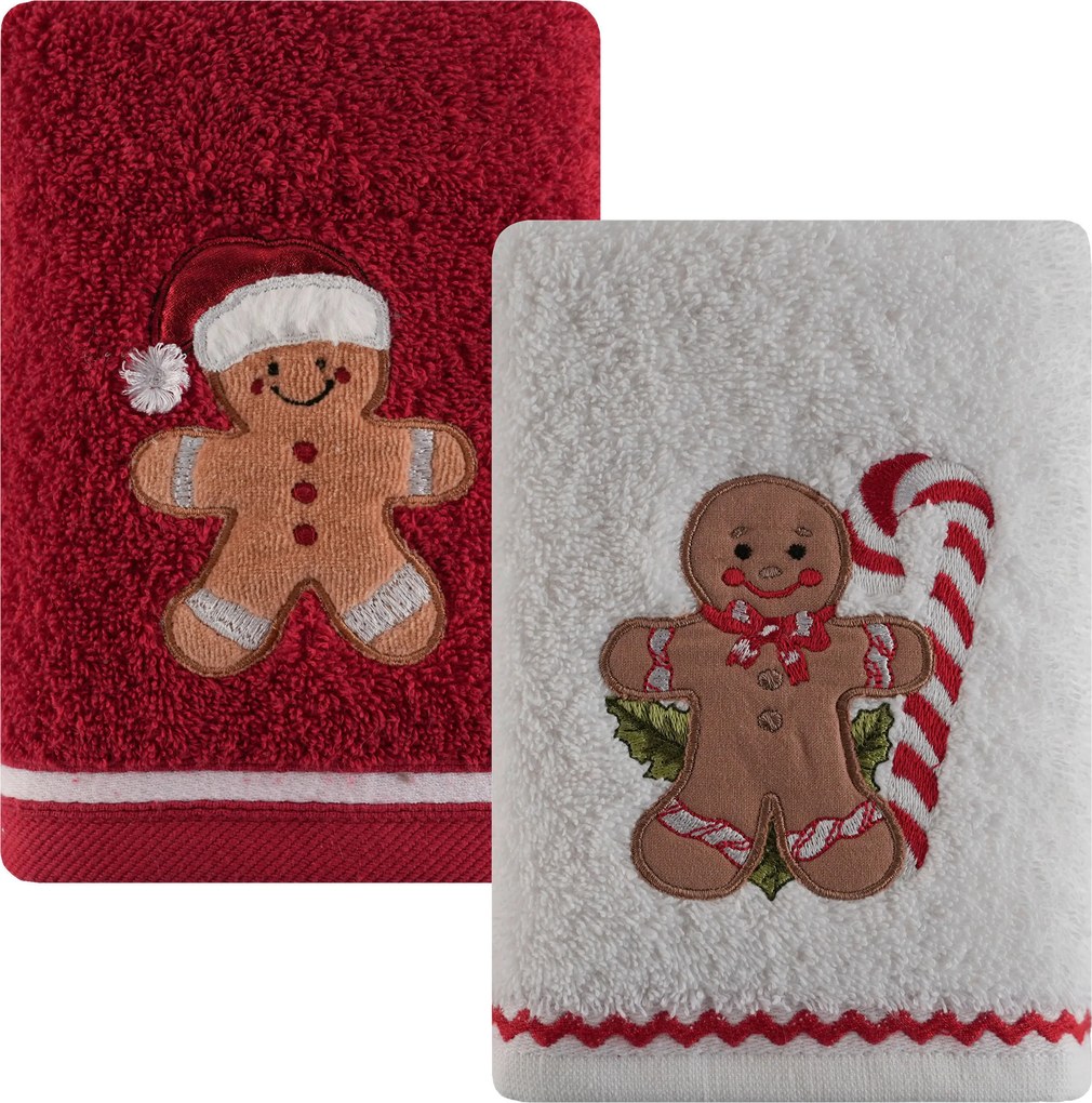 XXXLutz SADA UTERÁKOV PRE HOSTÍ, 40/60 cm, viacfarebná X-Mas - Kúpeľňový textil - 006792017302
