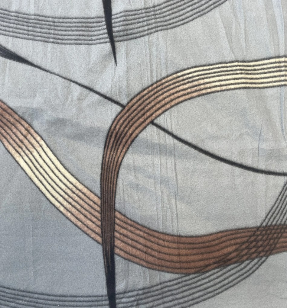 Deka Fleece Gold Ribbon 150x200cm TiaHome