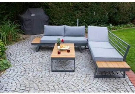 Doppler LIVORNO LOUNGE set - rohové záhradné sedenie