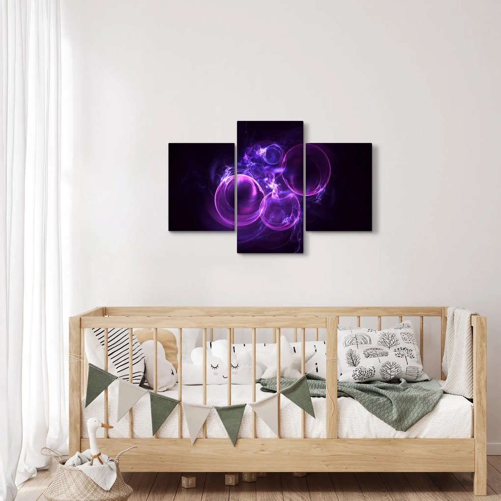 Abstraktný obraz bublín (90x60 cm)