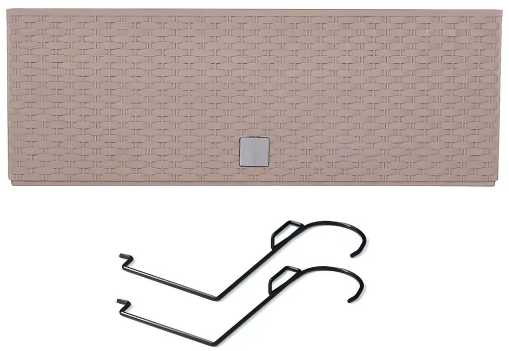 Hrantík RATO CASE W s hákmi a vkladom mocca 58cm