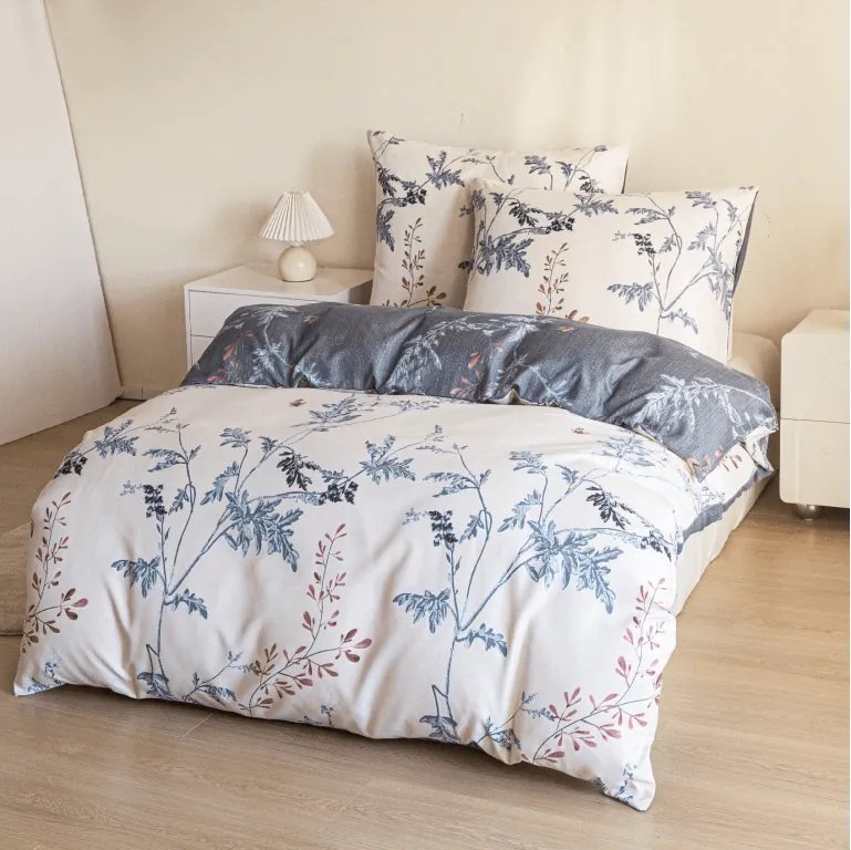 Flanelové obliečky z mikrovlákna GRETA krémové Rozmer obliečky: 70 x 90 cm | 140 x 200 cm