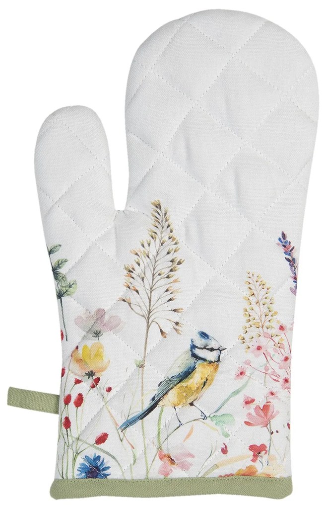 Bavlnená kuchynská chňapka s pútkom So Floral - 16 * 30 cm
