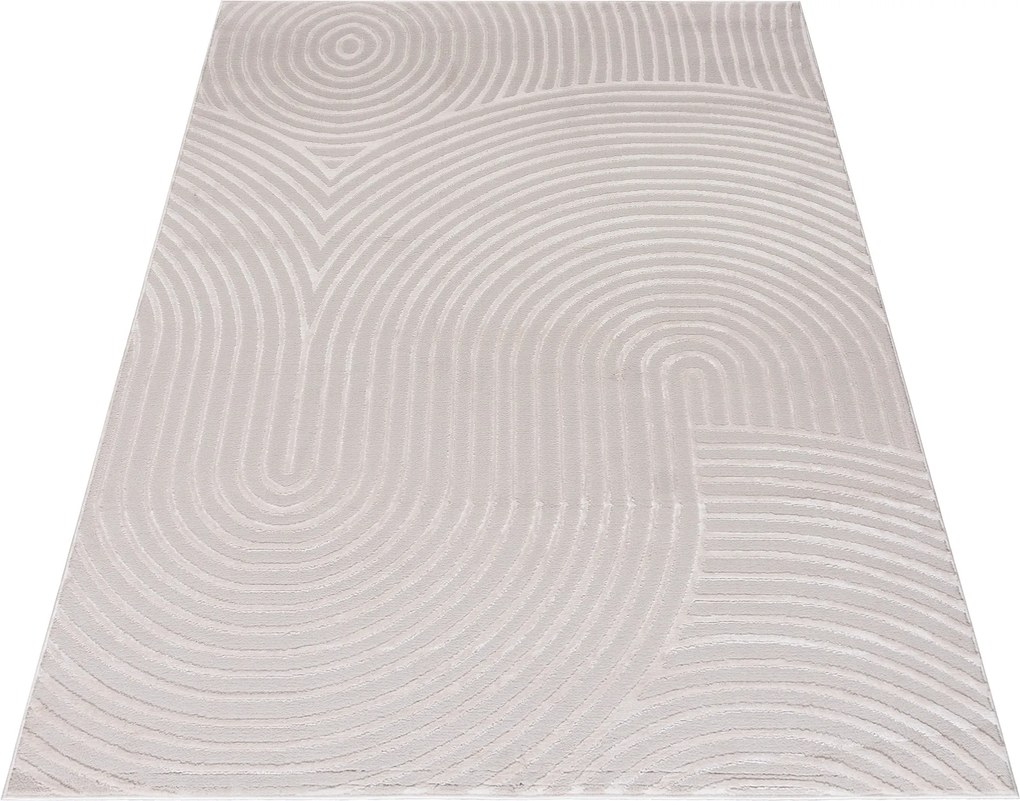 TA Koberec NG83B CREAM/CREAM ELLEN Krémový Obdĺžnikový Rozmer: 140x200 cm