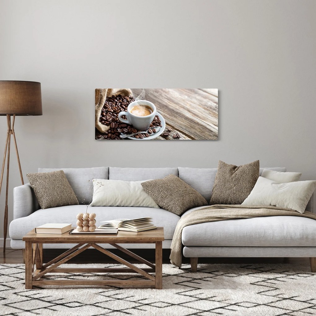 Obraz - Espresso (120x50 cm)