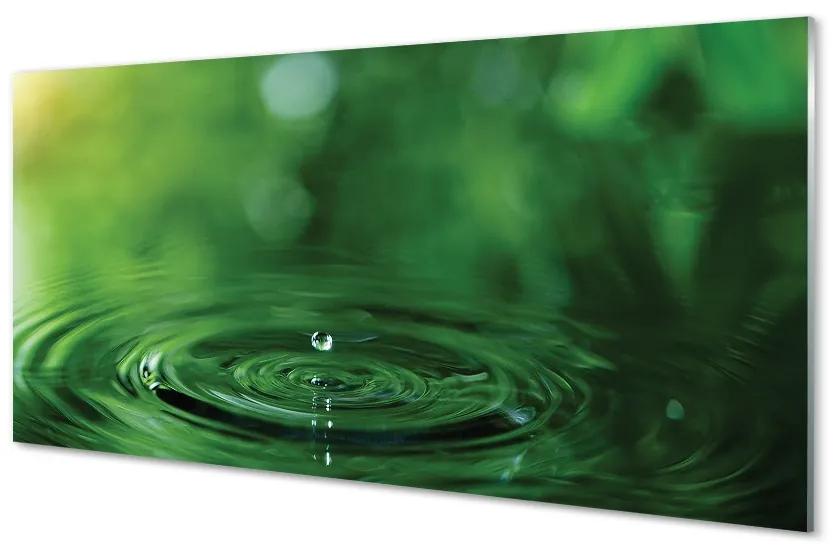 Obraz na skle Kvapka vody close-up 140x70cm