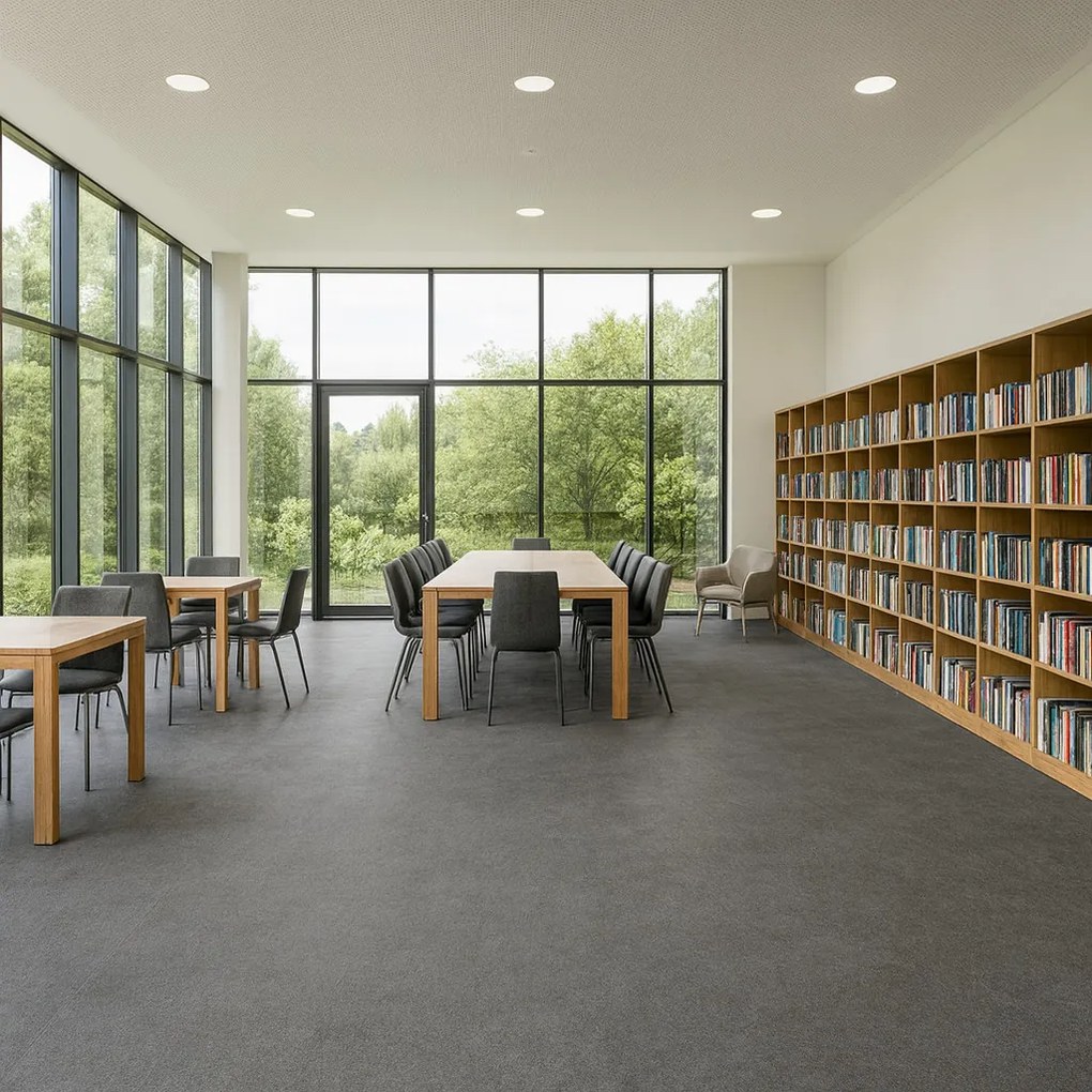 Beaulieu International Group, PVC podlaha - lino Master X Premium 3823, na mieru, šíře 4m, šedá, pvc, chodba / predsieň