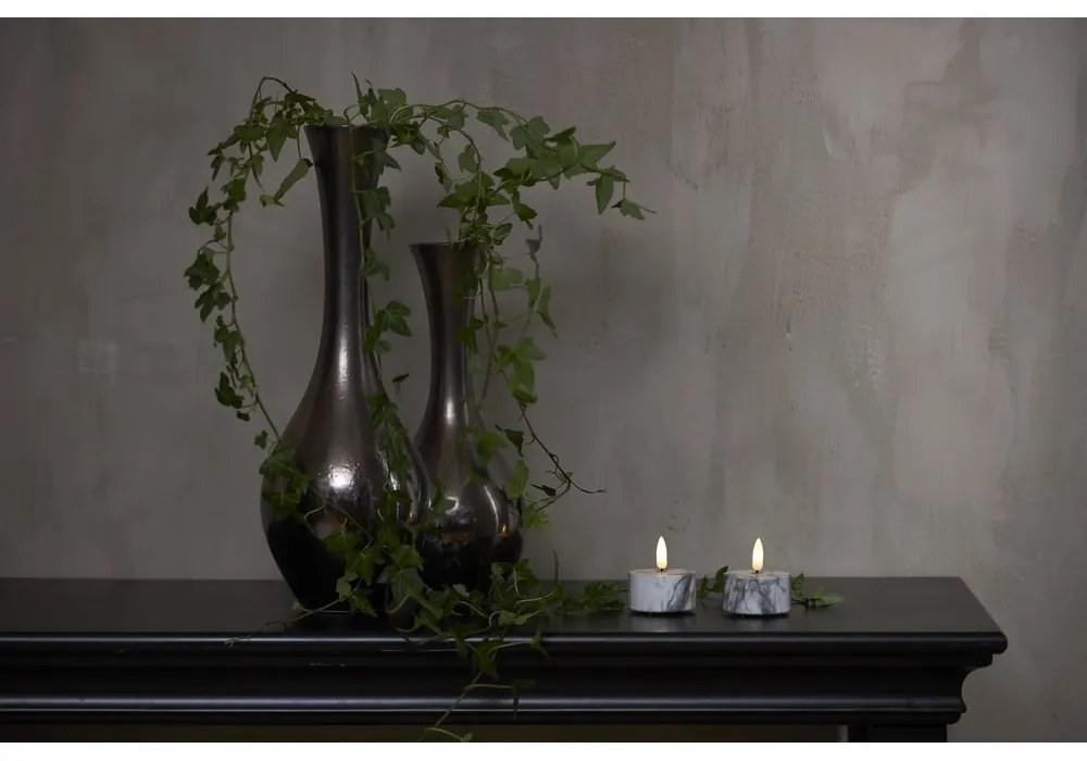 LED sviečky v súprave 2 ks (výška 6 cm) Flamme Marble – Star Trading