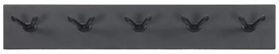 Čierny kovový nástenný vešiak Pull – Spinder Design