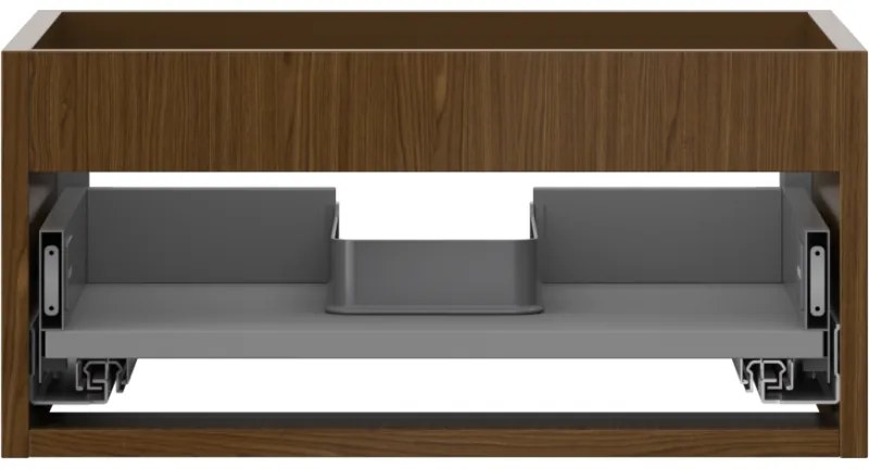 Mexen Box-A, závesná skrinka 50 cm, 1 zásuvka, orech, 91AX0-0500-235-1-86