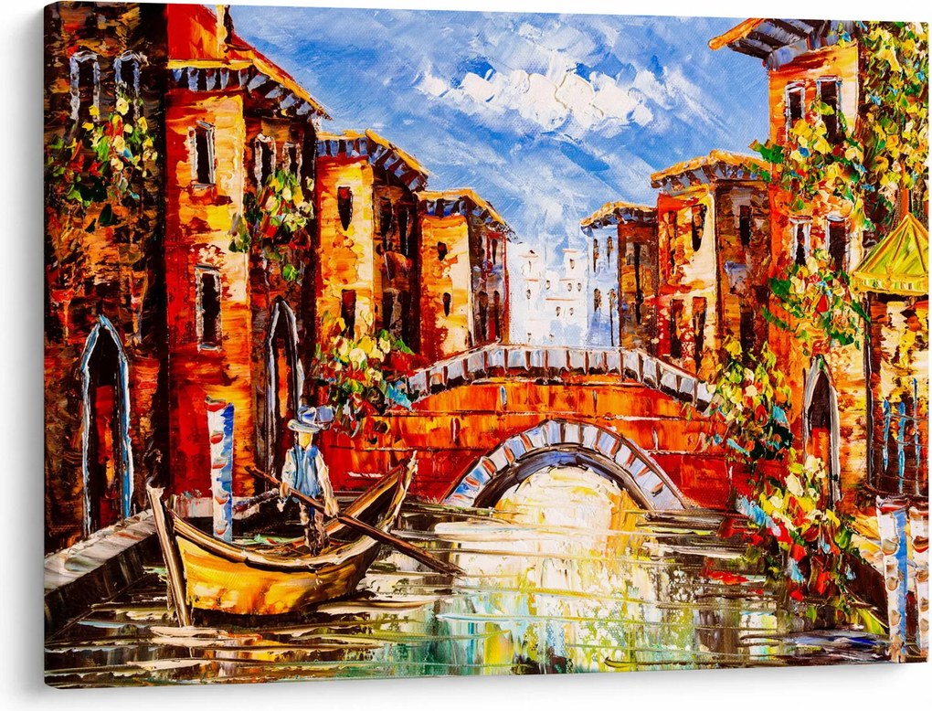 Obraz - Olejomaľba mesta III. (70x50 cm)