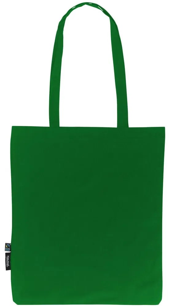 Neutral Nákupná taška cez rameno z organickej Fairtrade bavlny - Fľaškovo zelená
