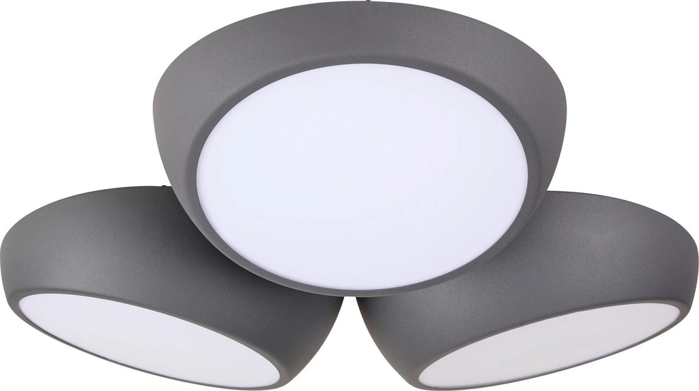 XXXLutz STROPNÉ LED SVIETIDLO, 52/48,5/12,5 cm Novel - Interiérové svietidlá - 004024003904