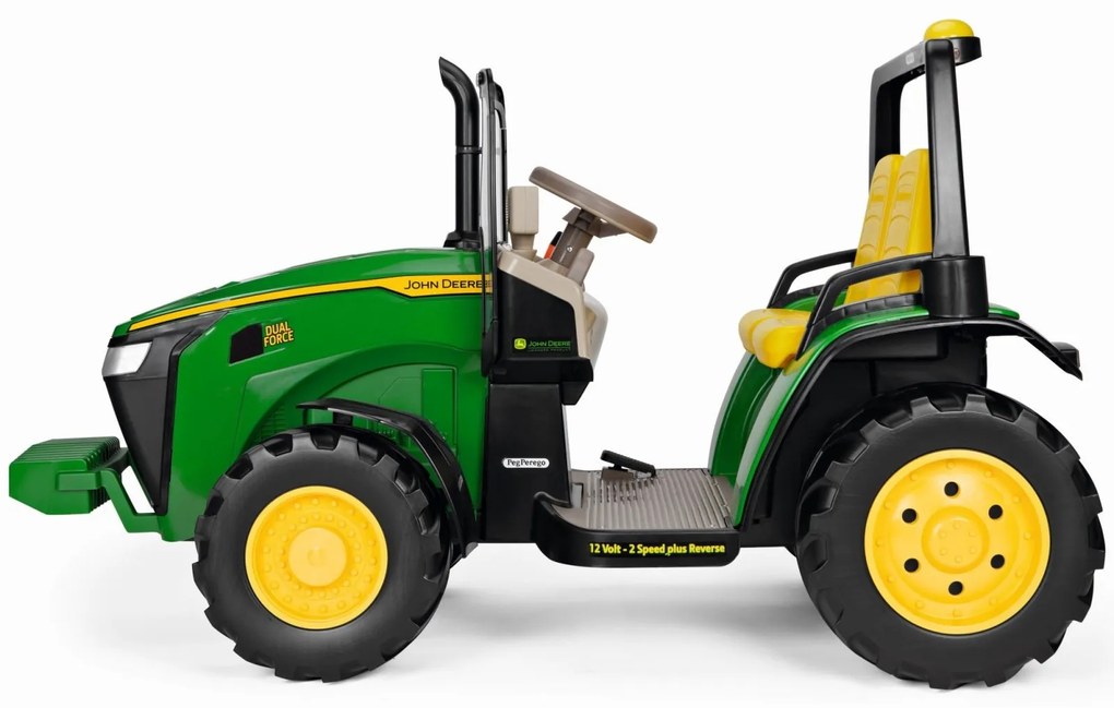 Peg Perego Elektrický traktor Bager JOHN DEERE DUAL FORCE  IGOD05500 - 480W - 12V 12Ah - 2022